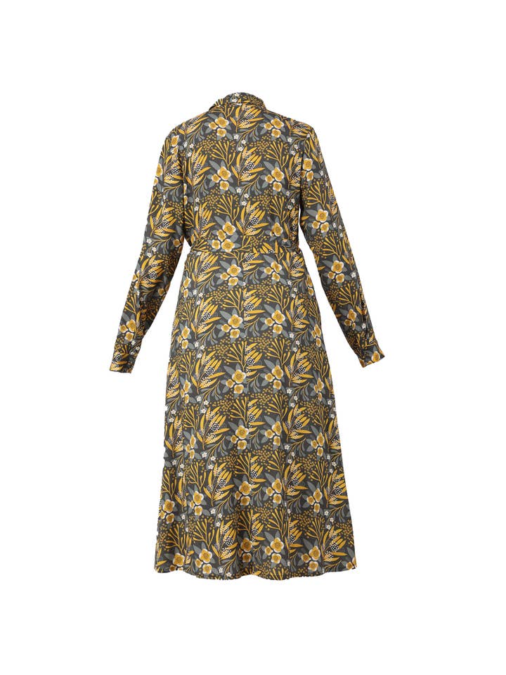 NRVNA MODE - Wholesale Dress - Women's - DANIQUE PRINTED SHIRT DRESS8