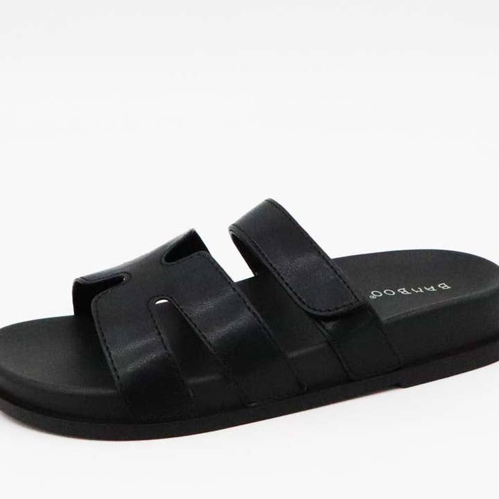 Mars Sky Shoes Wholesale - Wholesale Sandals - Women's - Bamboo CONQUER-01 Women Casual Sole Velcro Band Slide Sandal