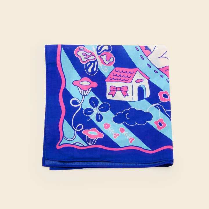 Épée Lapin Studio - Wholesale Handkerchief - Women's - The World of Épée Lapin Hankie1