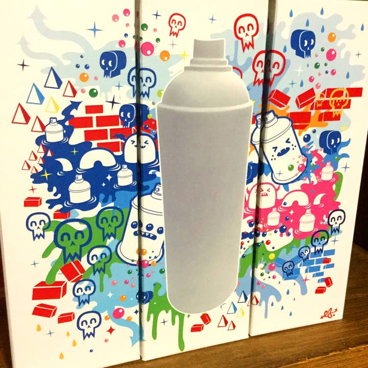 Discordia Merchandising - Wholesale DIY Craft Kit - DIY Spray Can Vinyl Toy2