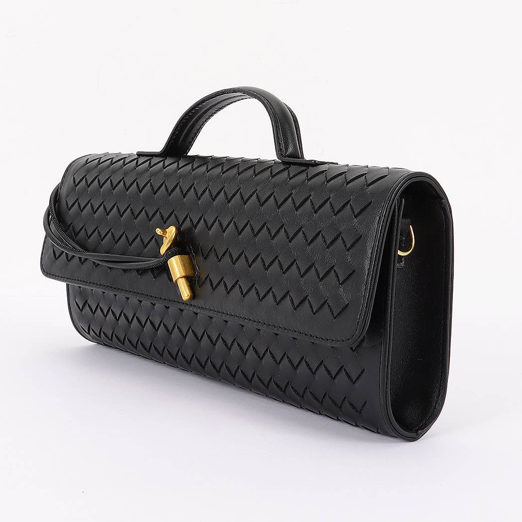 3AM BY H&D ACCESSORIES - Wholesale Top Handle Bag - Women's -  Woven Leather Handbag2