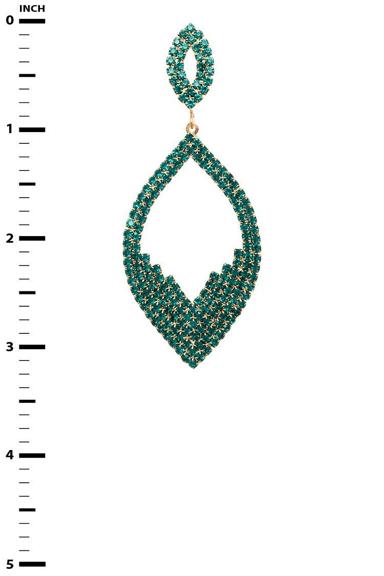 Artini Accessories – Brincos de argola por atacado – Brincos de Candelabro com Pedras de Fantasia para Festas1