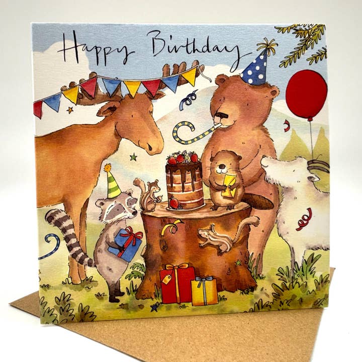 Birthday Card - Rocky for wholesale by Ink and Snail Limited