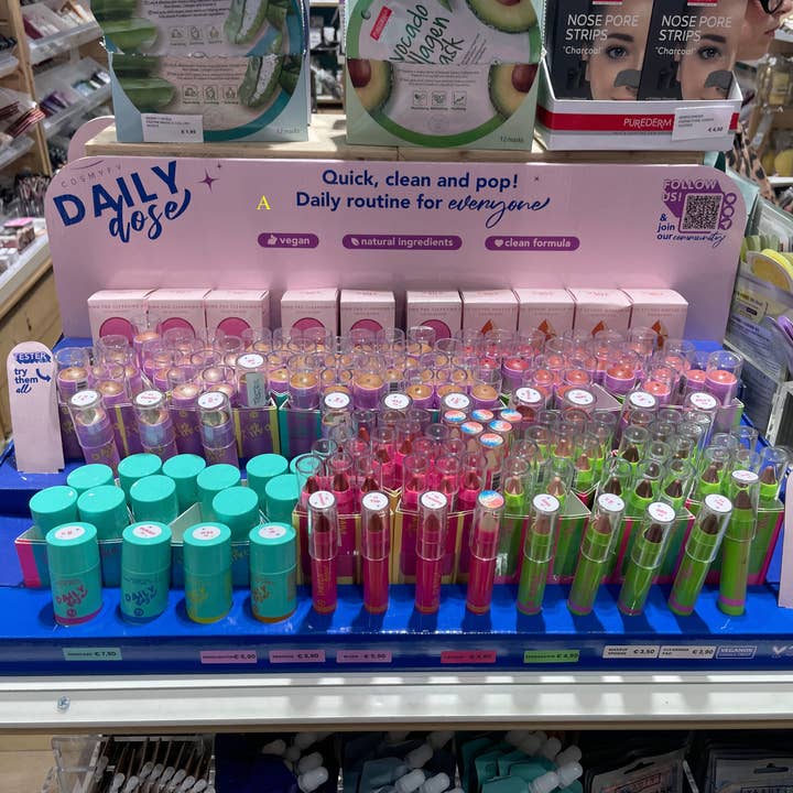 Daily Dose - Cosmyfy - Wholesale Retailer Display - Beauty & Wellness - Full Display - Skincare