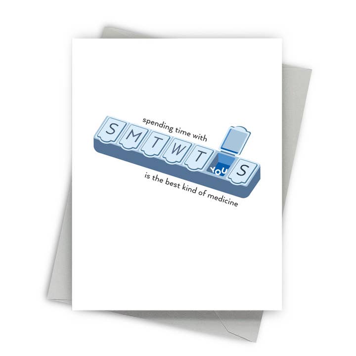 Pillerorganiserare Gratulationskort – Bästa sortens medicin för wholesale av Fine Moments