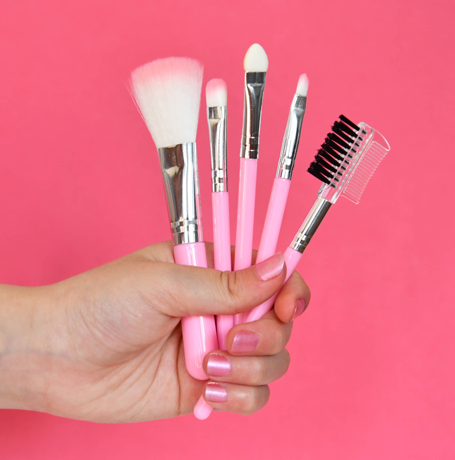 no nasties kids - Wholesale Make-up brush set - No Nasties Kids Mini Makeup Brush Set3