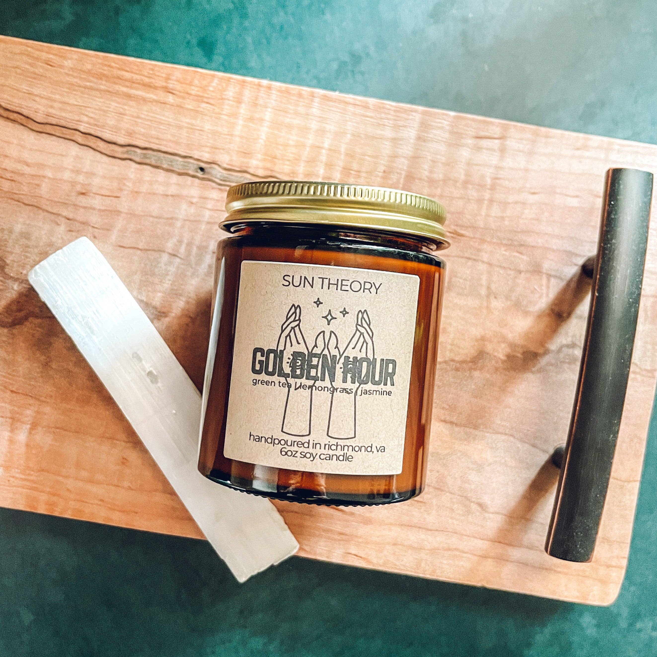 Sun Theory – wholesale Burkljus – 8 oz Soy Candle burkar4