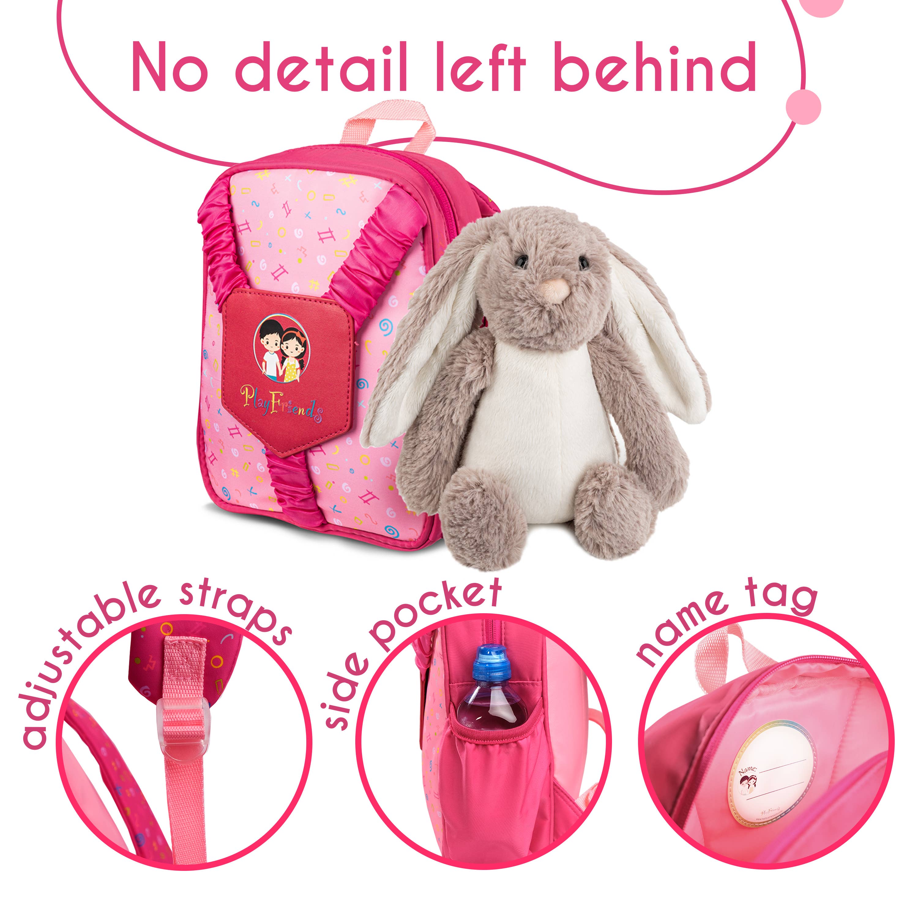 Playfriends – Engroshandel Rygsæk - Børn – Buddy Pack Toddler Stuffed Animal Rygsæk4