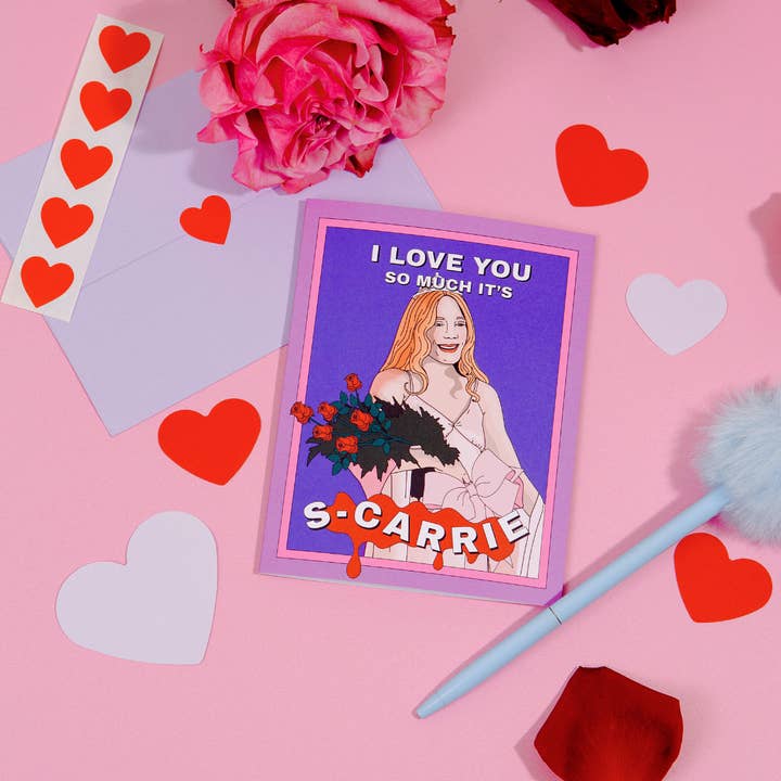 Party Mountain Paper co. - Wholesale Valentine's Day Card - Love You It's S-Carrie | Last Chance