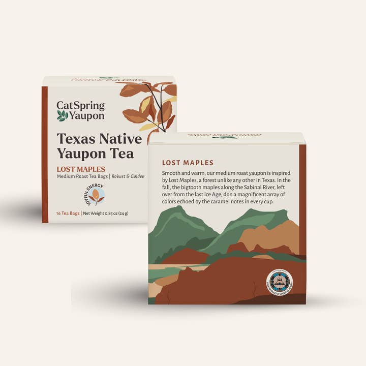 CatSpring Yaupon - Wholesale Tea Bags - Lost Maples Medium Roast Yaupon – Loose Leaf & Teabag2