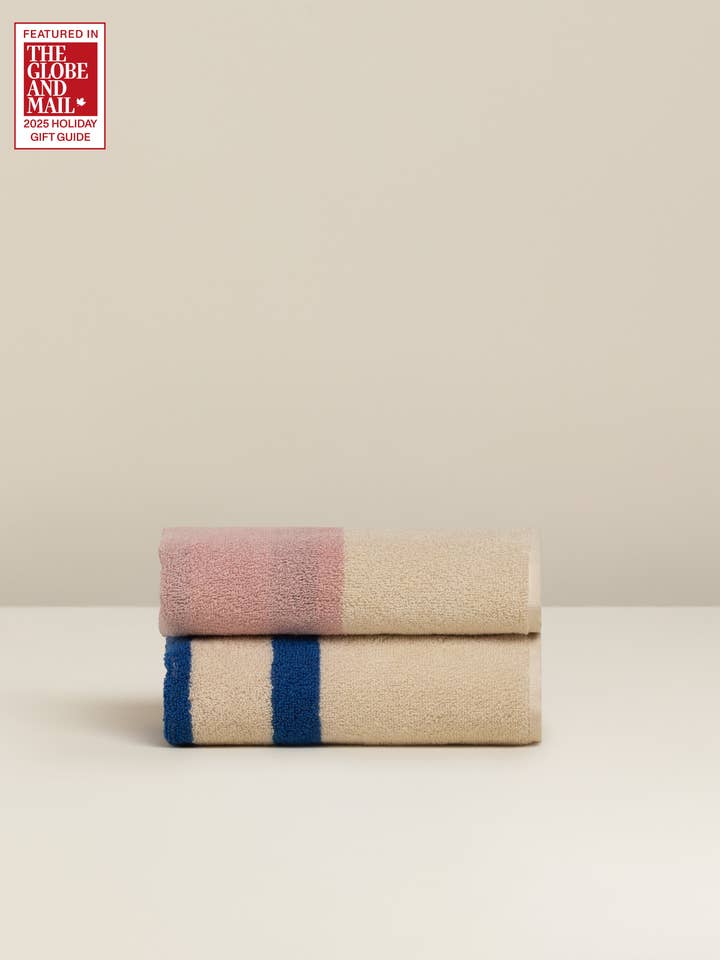Janus Reverso: Soft Cotton Reversible Stripe Towel for wholesale by EVERLAYER