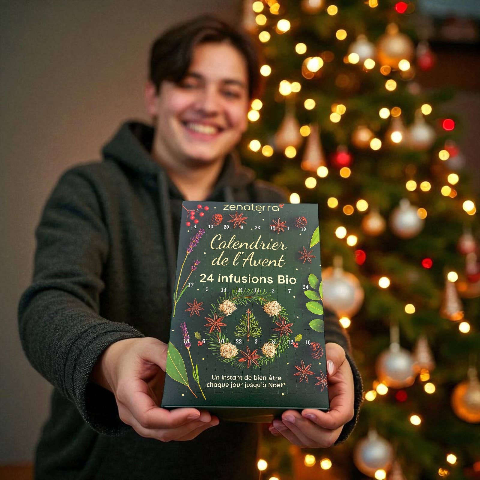 Zen'Arôme - Wholesale Advent Calendar - Advent Calendar 24 Organic Herbal Teas – 100% Natural4