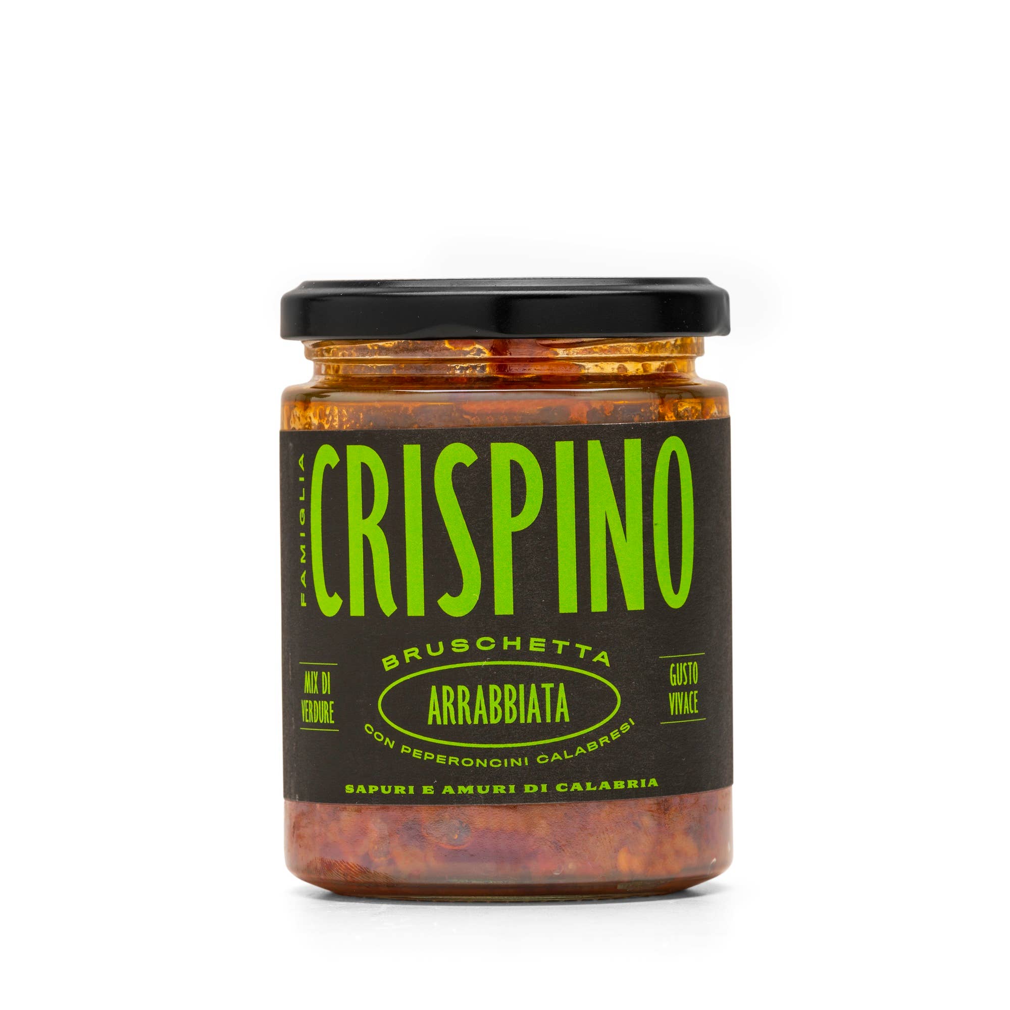 Famiglia Crispino - Wholesale Sauce - BRUSCHETTA ALL'ARRABBIATA - 270g - HOME MADE - VEG