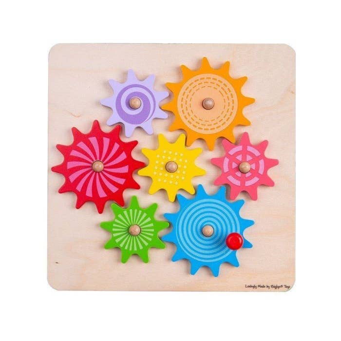 Bigjigs Toys - Wholesale Puzzle - Kids - Cog Puzzle