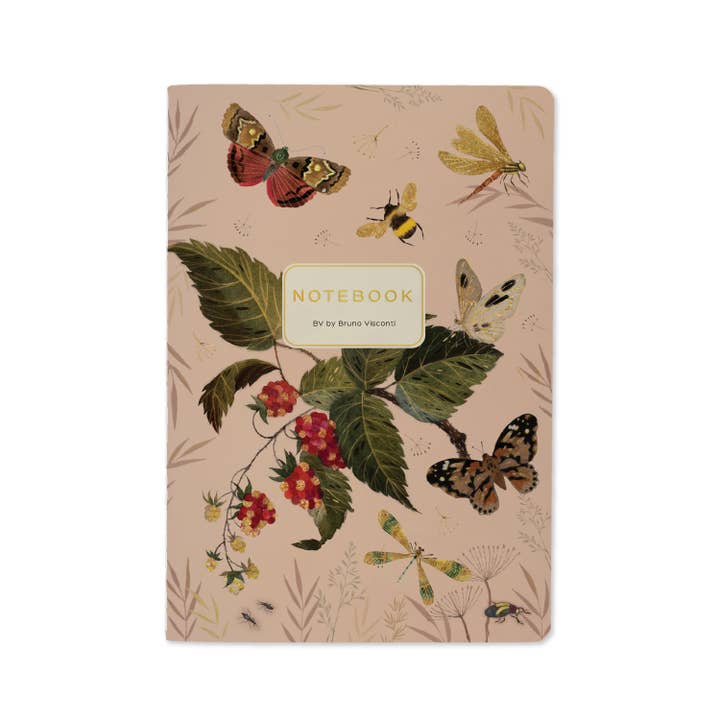 A5 Notebook - Butterflies and Berries
for wholesale by BV by Bruno Visconti