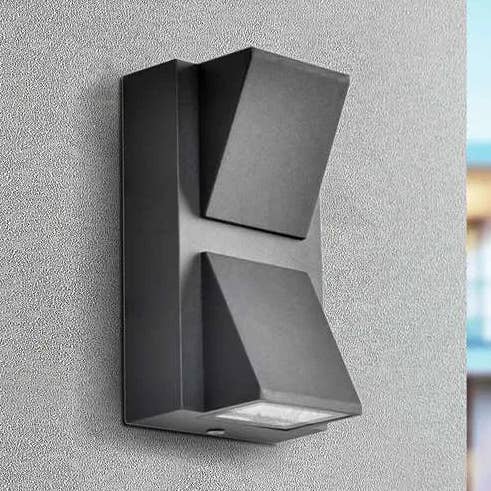 Lampada da parete esterna LED 6W su e giù IP54 in alluminio. per la vendita all'ingrosso da parte di Ledsone