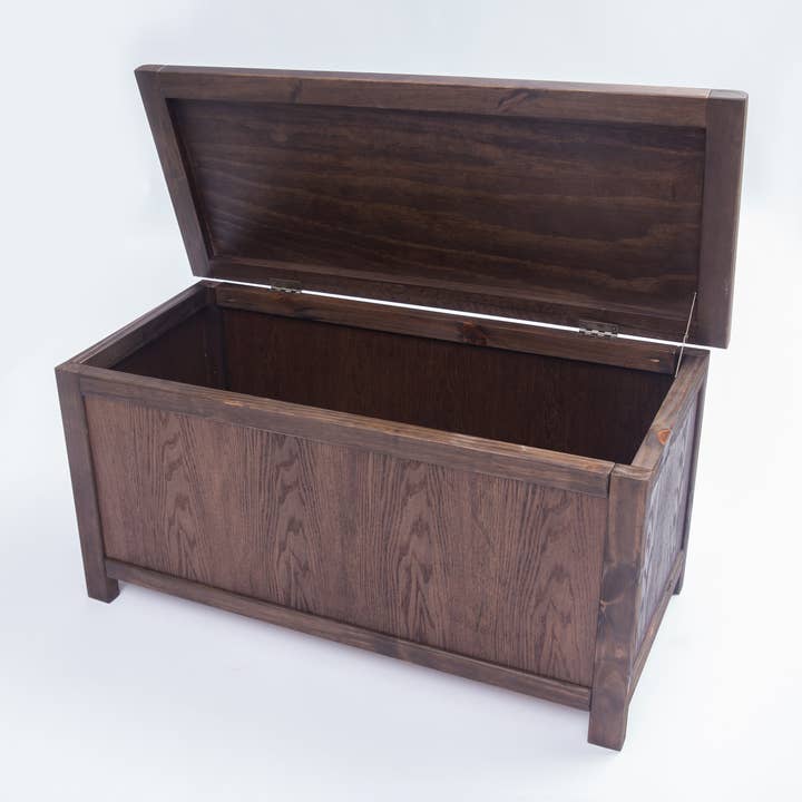 Greener Valley Trading - Wholesale Bench - Solid Wood Flip Top Storage Bench