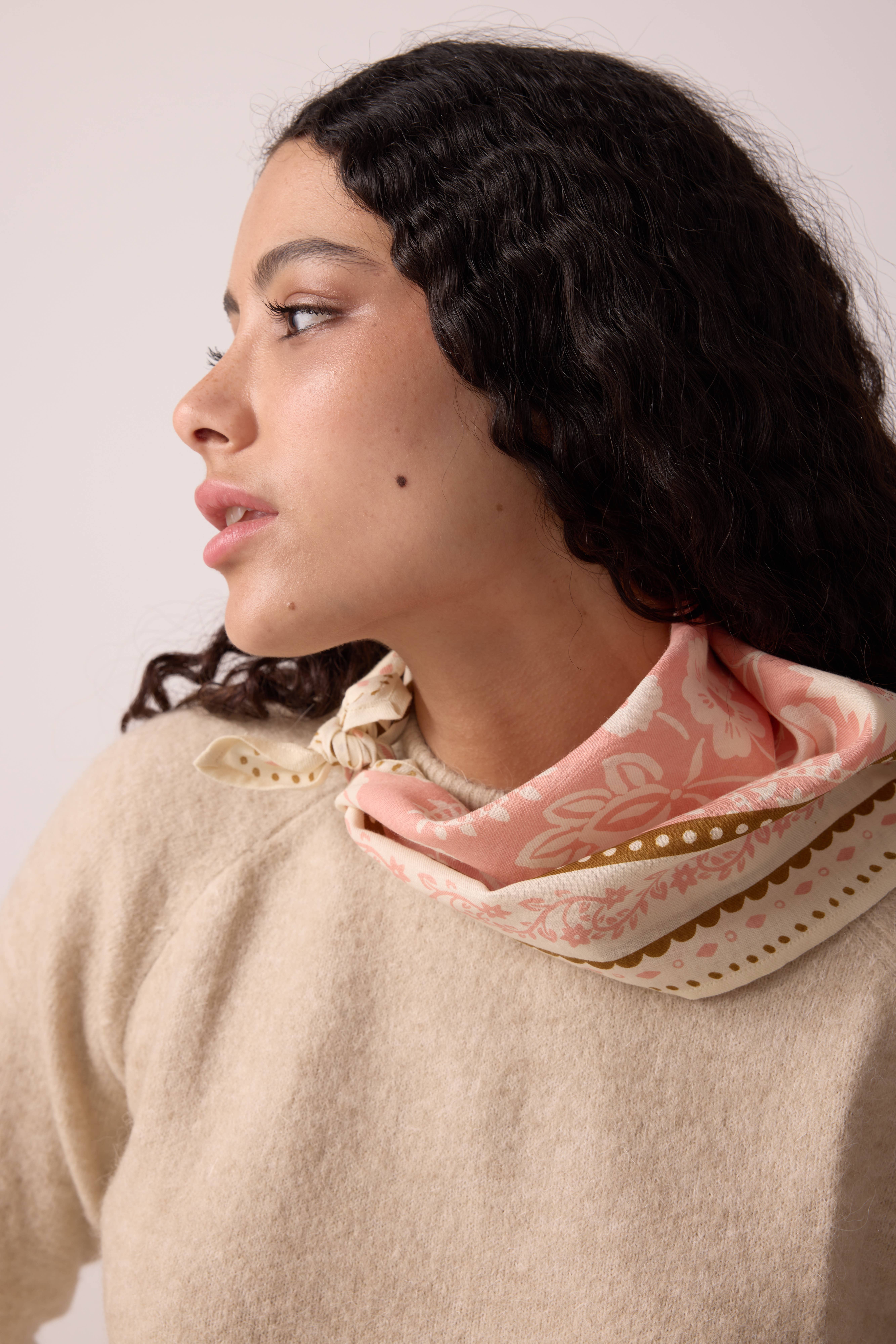 Maradji - Wholesale Scarf - Women's - CANDY SMALL INDIENNES COTTON TWILL SCARF5