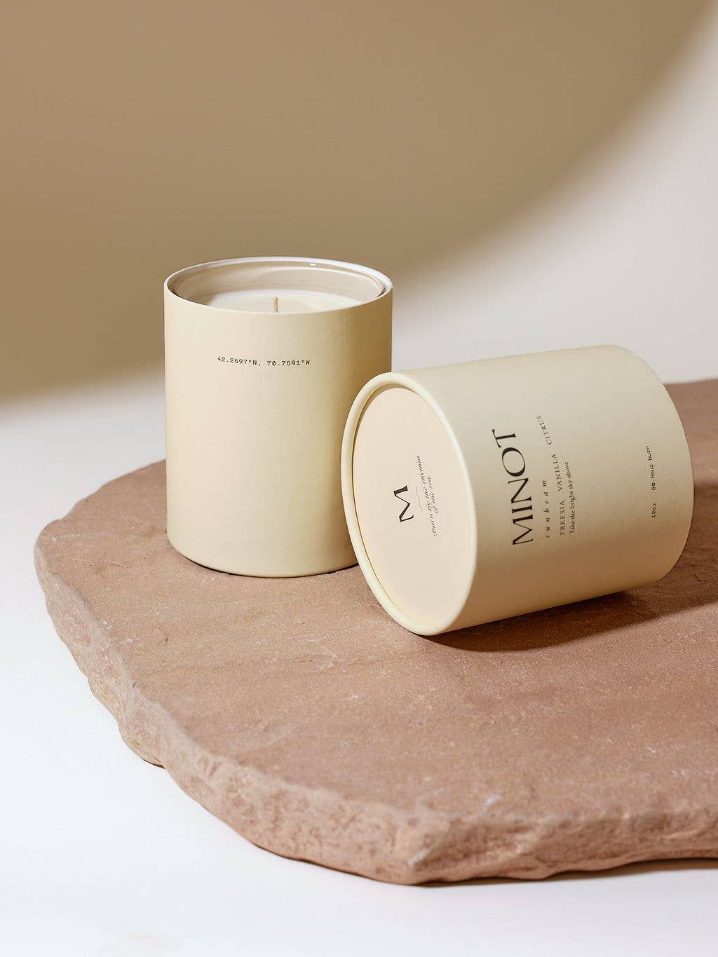 Minot – Engroshandel Glaslys – Sunbeam - Luksus ikke-giftig sojalys, 12 oz.1