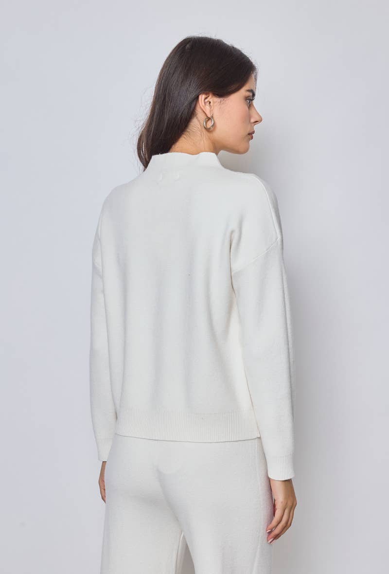 SUNNY STUDIO - Wholesale Knit Sweater - Women's - Women's high-neck pullover with long sleeves13