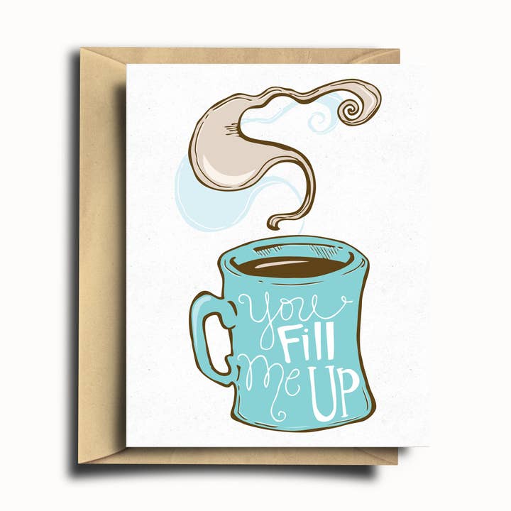 Fill Me Up liefdeskaart voor wholesale door SOMETHING OF A DANDY
