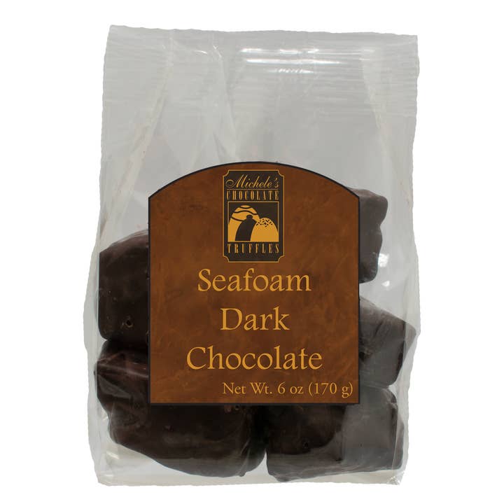 Spokandy Chocolatier - Wholesale Chocolate Covered Sweets - 6oz Seafoam, Dark Chocolate