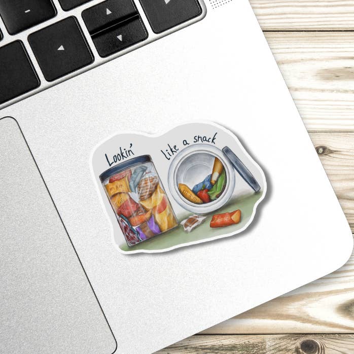 Lookin' Like A Snack|Hiking Sticker|Sticker For Hikers|Funny for wholesale by Mile Markers