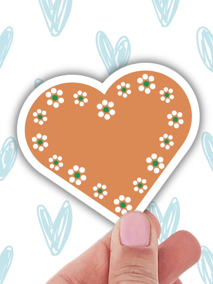 Adesivo di San Valentino in stile latino, decalcomanie per laptop, adesivi carini per la vendita all'ingrosso da parte di Lalatina Shop