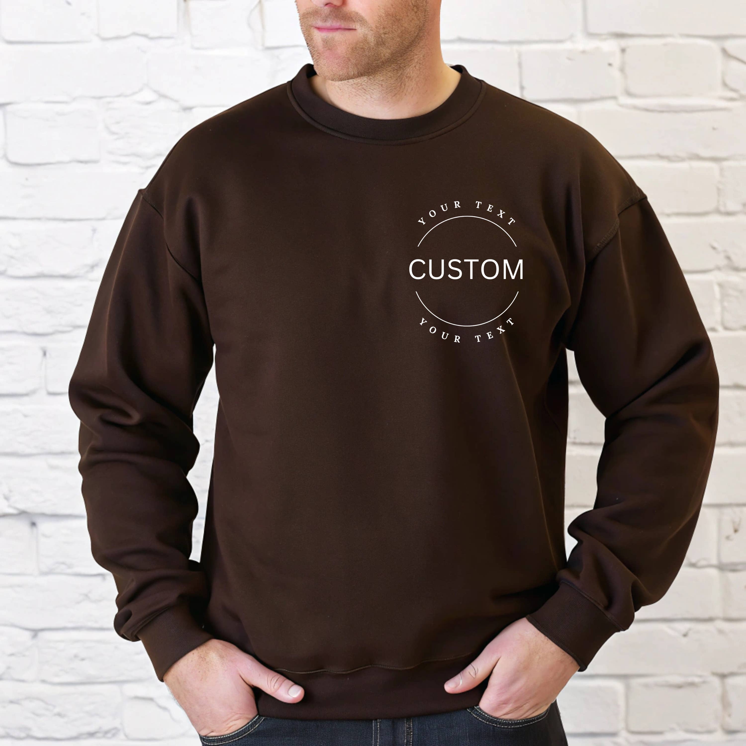 One Nine - Wholesale Graphic Sweatshirt - Unisex - Custom  Sweatshirt /Golden Pecan Sweatshirt 2