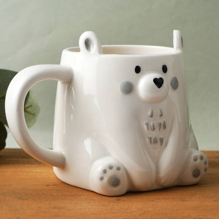 SWL Ceramic Bear Mug for wholesale by Nibble Distributors Ltd