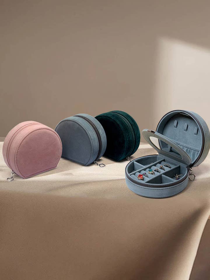 Simple Multi-Layer Portable Jewelry Case DP25F857 for wholesale by Dipped Shop