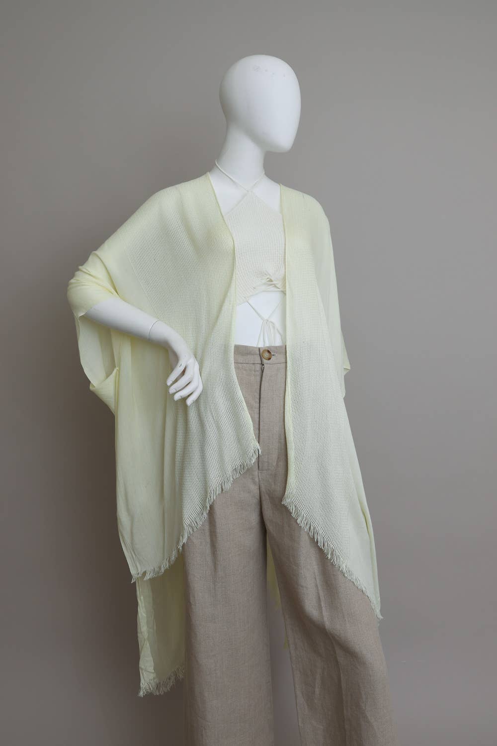 Leto Accessories - Vente Kimono – femme - Kimono bohème chic Festival Fantasy avec bord effiloché - plus de 10 couleurs11