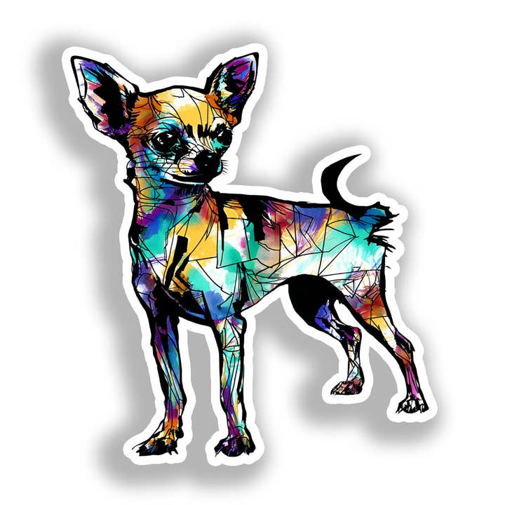 Chihuahua Dog Decal Sticker # A017923 for wholesale by Yoonek Graphics