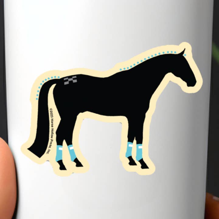 Horse Hollow Press | Pretty Snarky Equestrian Cards|Stickers - Wholesale Sticker - Horse Sticker Waterproof 3" | Horse Show | Cello Sleeved  13