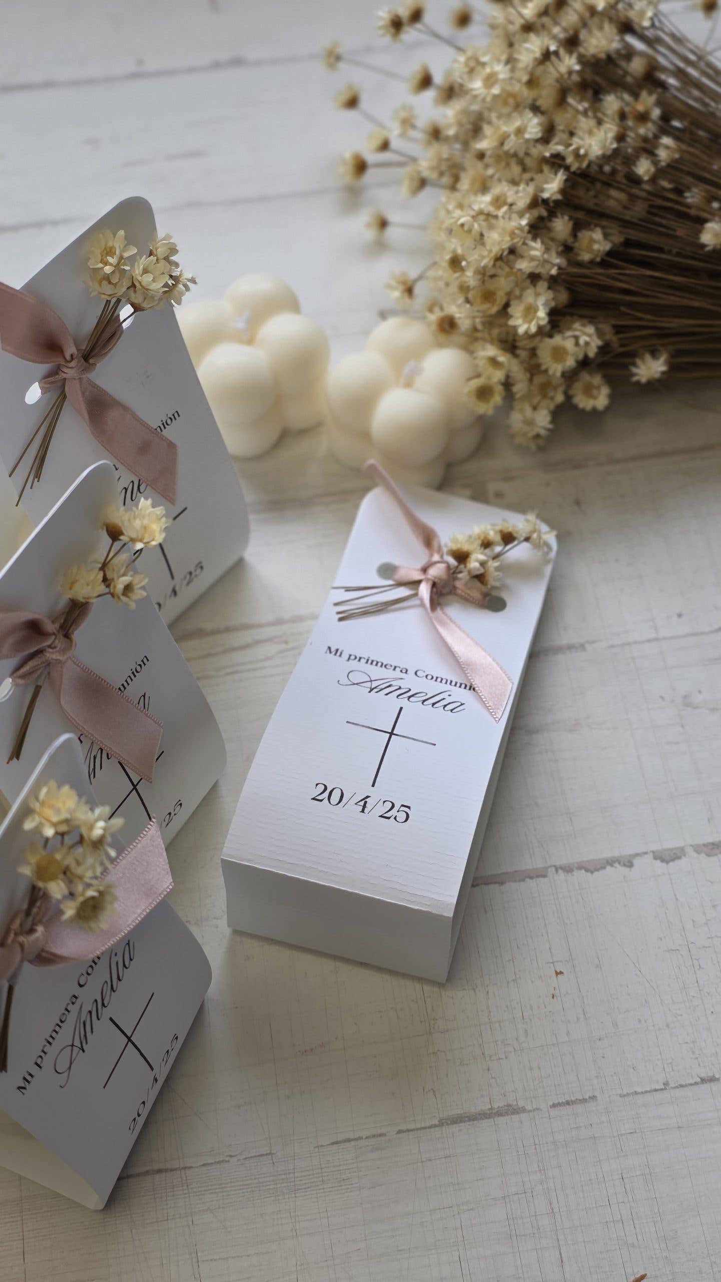 Staller - Vente Bougies originales - Bougie Mini Bubble Personnalisée Mariage2