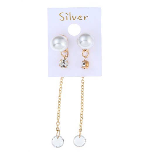 Korean Style Pearl Drop Earring for wholesale by Atlas Fashion