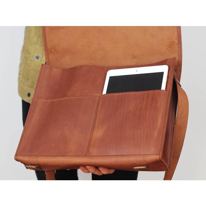 Pol Leather Studio - Wholesale Laptoptas - Dames - Leren Laptoptas Voor 13 Macbook, Laptoptas3