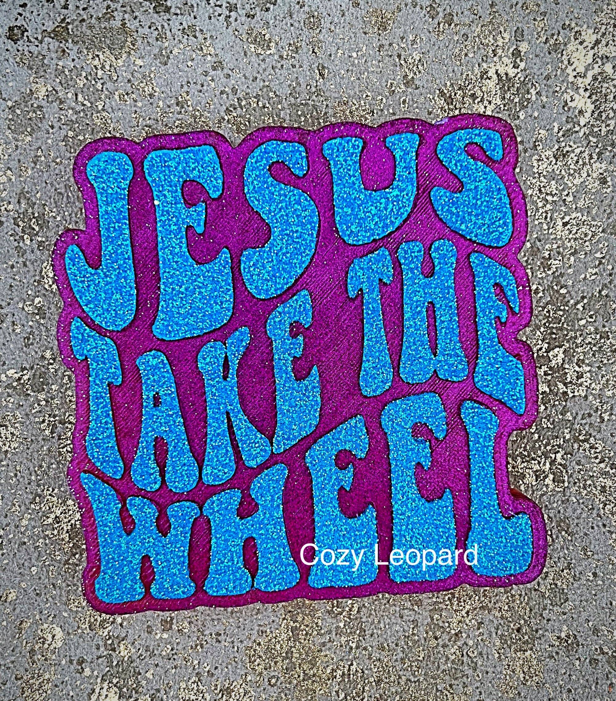 Cozy Leopard Boutique - Wholesale Car Freshener - Women's - Jesus Take The Wheel Car Freshie3