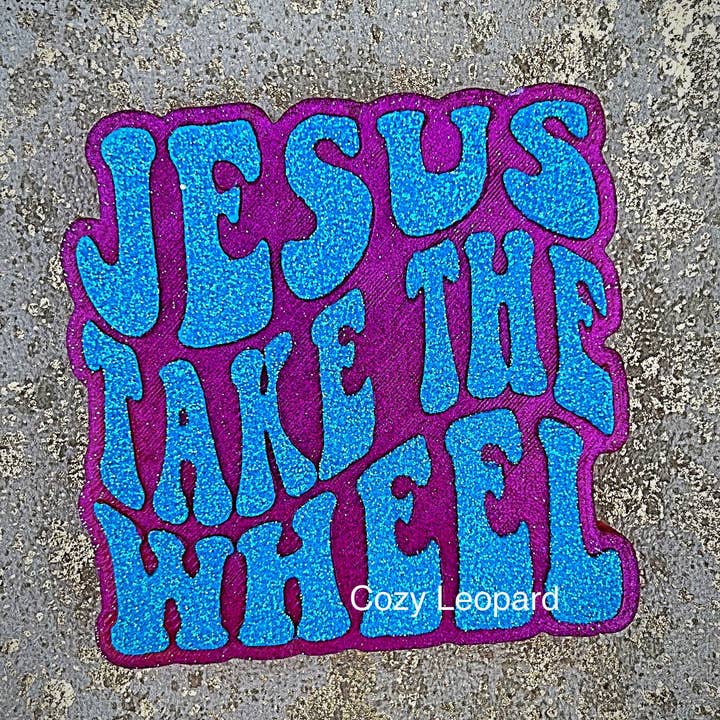 Cozy Leopard Boutique - Wholesale Car Freshener - Women's - Jesus Take The Wheel Car Freshie3