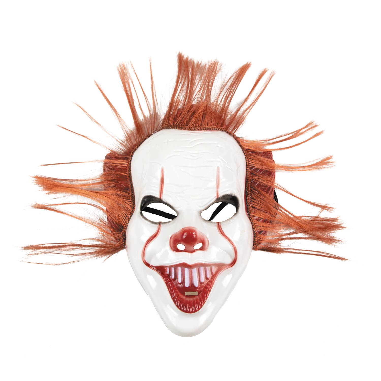 Party Pro - Vendita all'ingrosso Costume di carnevale - Unisex - Maschera da clown con capelli - Taglia adulta1