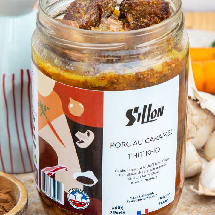 Sillon - Wholesale Shelf Stable Prepared Meal - Caramel Pork Thit Ko 550g