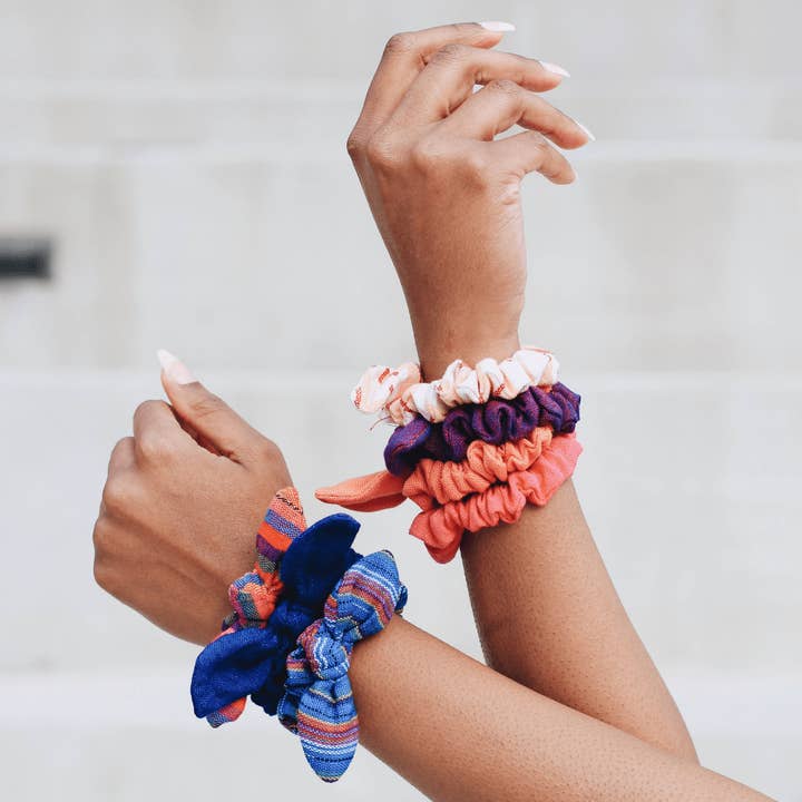 Upavim Crafts - Wholesale Scrunchie - Women's - Tie Scrunchies - Set of 3