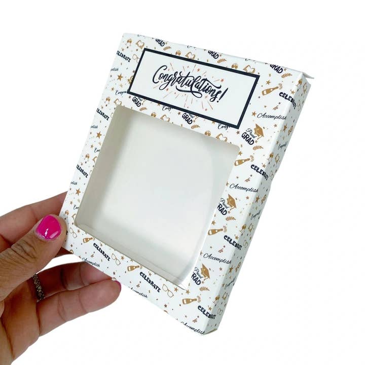 Small Cookie Box Graduation for wholesale by Dare to Bake