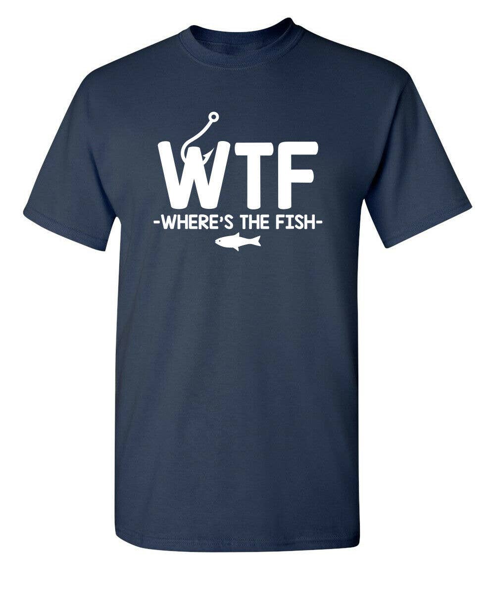 Feelin Good Tees - Vente T-shirt sérigraphié – unisexe - WTF - Où est le poisson1