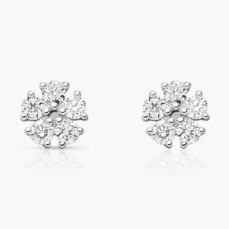 Særmærkede 14 kt. guld Lab diamantstifter, mousserende øreringe for engroshandel hos OISHI DIAMONDS