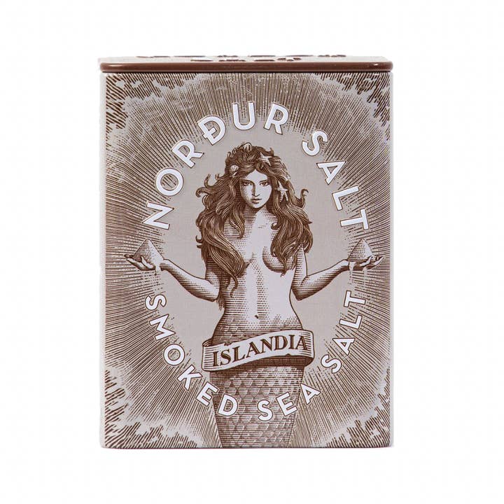 Nordur Salt - Wholesale Salt - Nordur Salt -Sea Salt "Smoked" - Premium Tin Can 3.5oz