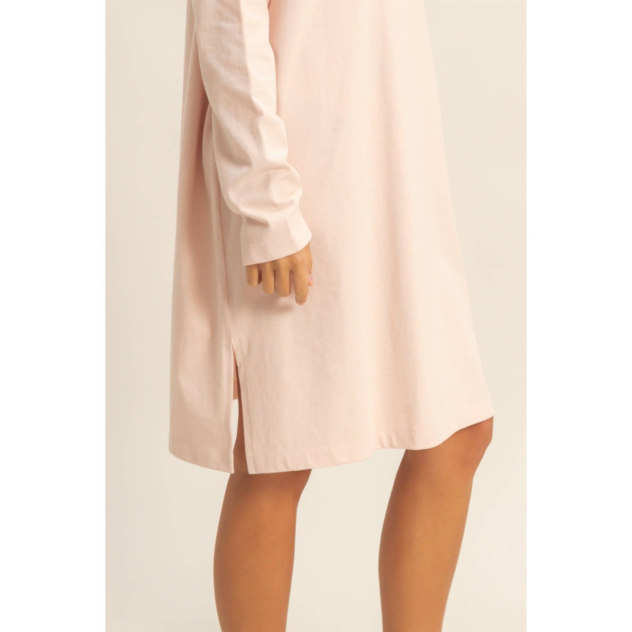 HYFVE – wholesale Dress – Women's – Side Slit Oversized Midi Dress4