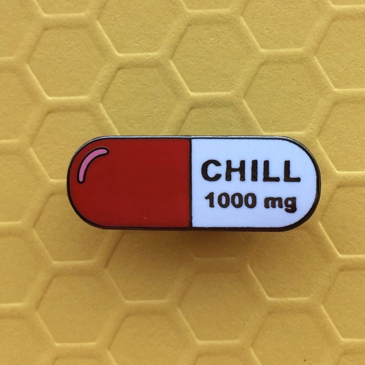 Rad Girl Creations - Wholesale Lapel Pin/Button - 1000 mg of Chill Pin1