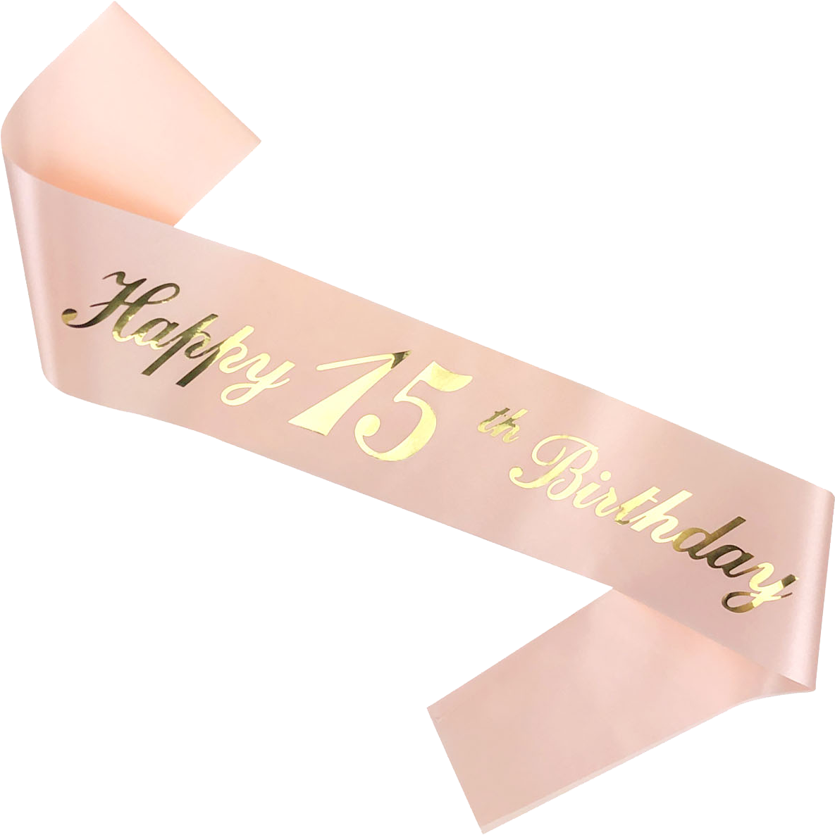 Alba Wholesale – Engroshandel Gæstegave – Rose Guld Fødselsdag Pige Sash, One Size1