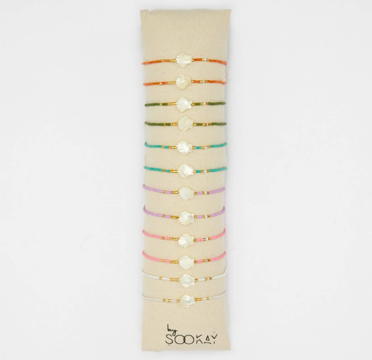 By Sookay - Wholesale Beaded Bracelet - Handmade shell bracelet with soft mother-of-pearl bead